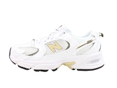 New Balance white/silver metallic 530 sneaker